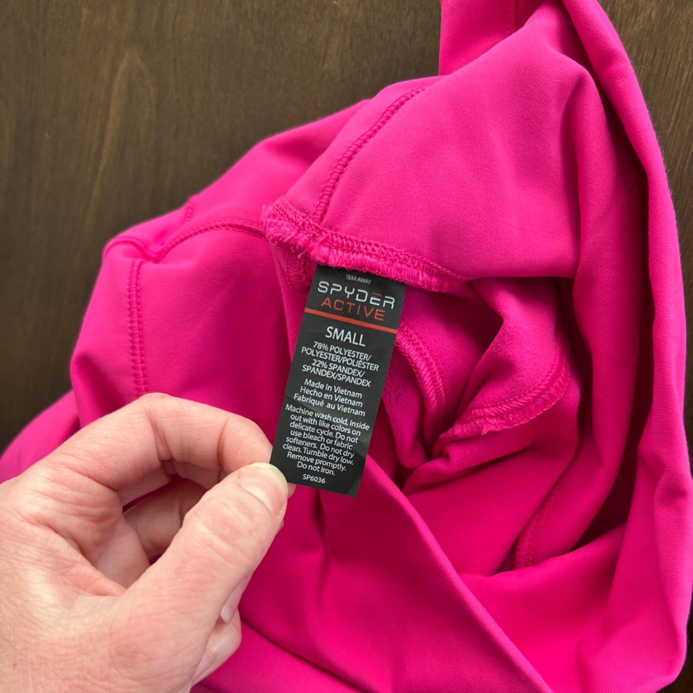Spyder Vibrant Hot Pink Leggings size Small - Picture 6 of 11